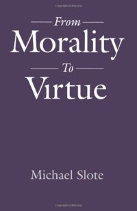 cover of the book From Morality to Virtue