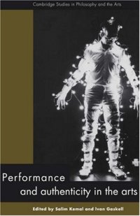 cover of the book Performance and Authenticity in the Arts 