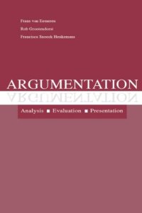 cover of the book Argumentation: Analysis, Evaluation