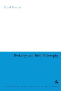 cover of the book Berkeley and Irish Philosophy 