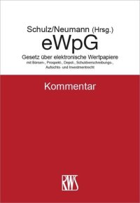 cover of the book eWpG: Kommentar zum Gesetz über elektronische Wertpapiere