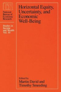 cover of the book Horizontal Equity, Uncertainty, and Economic Well-being