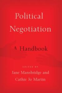 cover of the book Political Negotiation : A Handbook