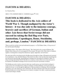 cover of the book Fascism & Dharma: World War 2