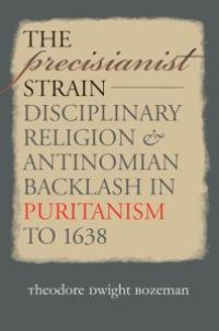 cover of the book The Precisianist Strain : Disciplinary Religion and Antinomian Backlash in Puritanism To 1638