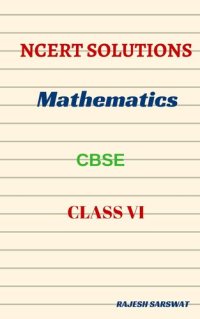 cover of the book NCERT Solutions Class VI Mathematics