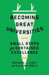 cover of the book Becoming Great Universities: Small Steps for Sustained Excellence