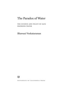 cover of the book The Paradox of Water: The Science and Policy of Safe Drinking Water