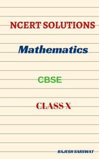 cover of the book NCERT Solutions Class X Mathematics