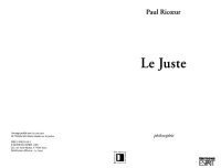 cover of the book Le juste 