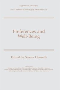 cover of the book Preferences and Well-Being 