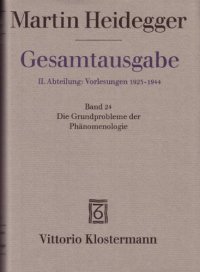 cover of the book Die Grundprobleme der Phänomenologie (Sommersemester 1927)