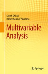 cover of the book Multivariable Analysis