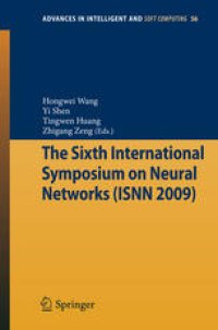 cover of the book The Sixth International Symposium on Neural Networks (ISNN 2009)