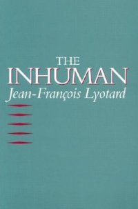 cover of the book The Inhuman: Reflections on Time