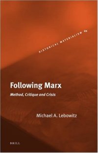 cover of the book Following Marx: Method, Critique and Crisis 