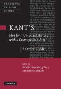 cover of the book Kant's 'Idea for a Universal History with a Cosmopolitan Aim': A Critical Guide 