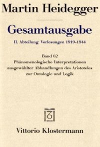 cover of the book Phänomenologische Interpretationen ausgewählter Abhandlungen des Aristoteles zur Ontologie und Logik