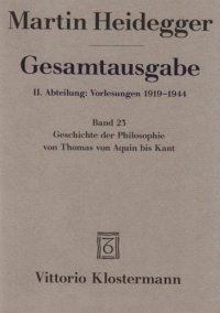 cover of the book Geschichte der Philosophie von Thomas von Aquin bis Kant (Wintersemester 1926–27)