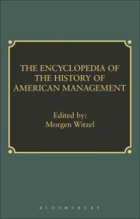 cover of the book Encyclopedia of History of American Management