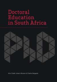 cover of the book Doctoral Education in South Africa