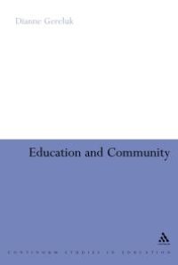 cover of the book Education and Community