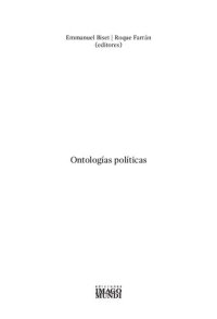 cover of the book Ontologías políticas