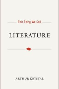 cover of the book This Thing We Call Literature