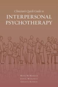 cover of the book Clinician's Quick Guide to Interpersonal Psychotherapy