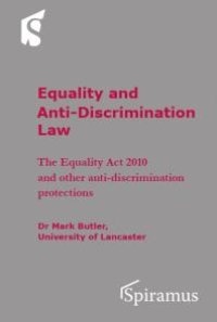 cover of the book Equality and Anti-Discrimination Law : The Equality Act 2010 and other anti-discrimination protections