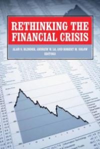 cover of the book Rethinking the Financial Crisis