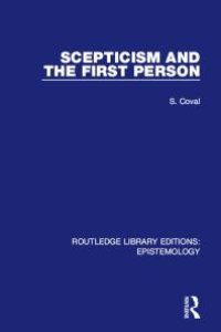 cover of the book Scepticism and the First Person