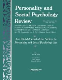 cover of the book Theory Construction in Social Personality Psychology : Personal Experiences and Lessons Learned: a Special Issue of Personality and Social Psychology Review