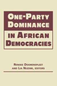 cover of the book One-Party Dominance in African Democracies