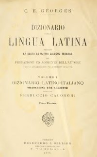 cover of the book Karl Ernst Georges - Ferruccio Calonghi