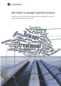 cover of the book Microlitter in sewage treatment systems : A Nordic perspective on waste water treatment plants as pathways for microscopic anthropogenic particles to marine systems