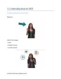 cover of the book Lecture Notes for CS 6750: Human-Computer Interaction (HCI)