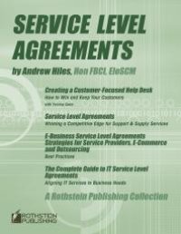 cover of the book Service Level Agreements by Andrew Hiles, Hon FBCI, EloSCM : A Rothstein Publishing Collection