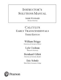 cover of the book Calculus Early Transcendentals - Instructor's Solutions Manual