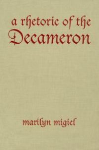 cover of the book A Rhetoric of the Decameron