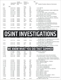 cover of the book OSINT Investigations: We Know What You Did That Summer