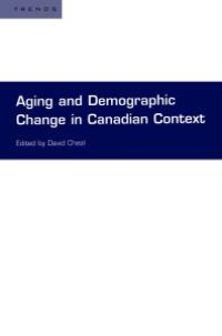 cover of the book Aging and Demographic Change in Canadian Context