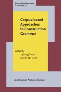 cover of the book Corpus-based Approaches to Construction Grammar