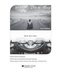 cover of the book Rhetoric and Writing - First Year