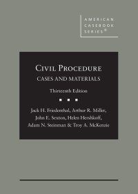 cover of the book Civil Procedure: Cases and Materials (American Casebook Series)