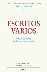 cover of the book Escritos varios