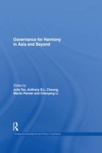 cover of the book Governance for Harmony in Asia and Beyond