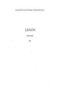 cover of the book Lenin Werke (Dez. 1915 bis Juli 1916)