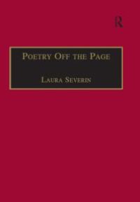 cover of the book Poetry off the Page : Twentieth-Century British Women Poets in Performance