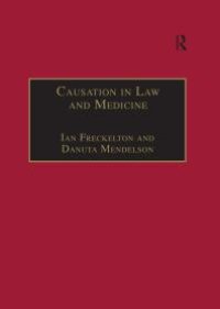 cover of the book Causation in Law and Medicine